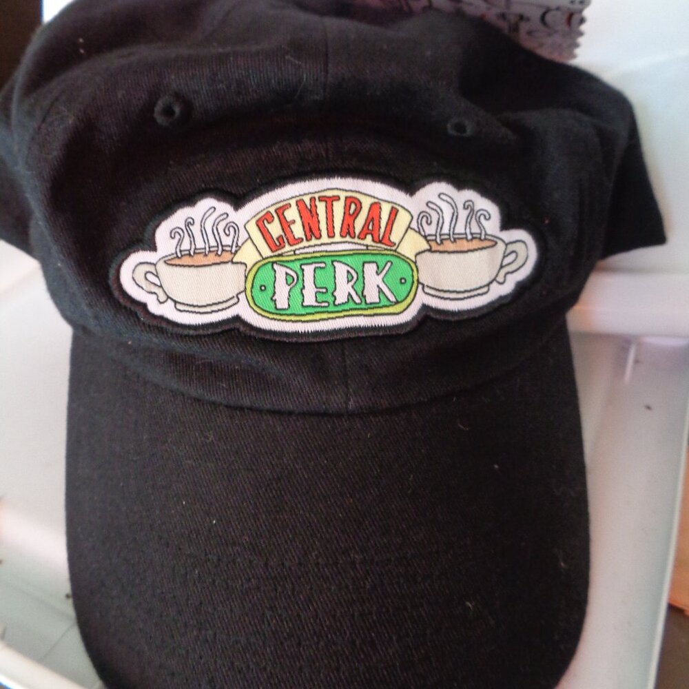 Friends Central Perk Black Trucker Baseball Cap Hat SnapBack